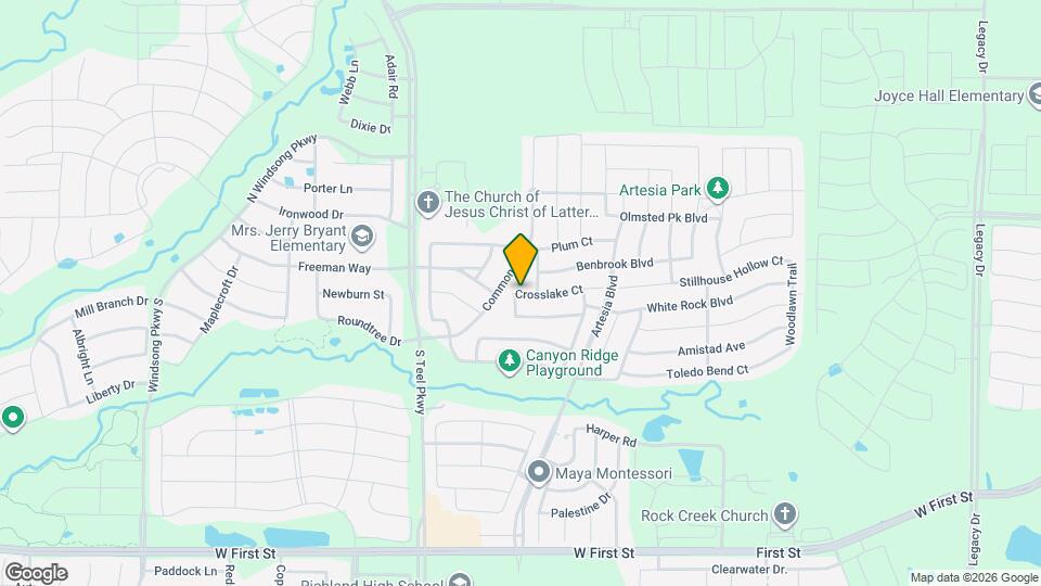 15909 Crosslake Ct Map and Location Details