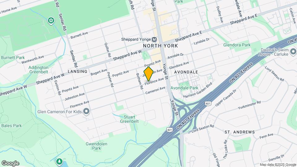 53 Florence Ave Map and Location Details