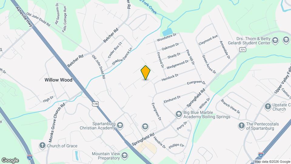 828 W Emerald Springs Dr Map and Location Details