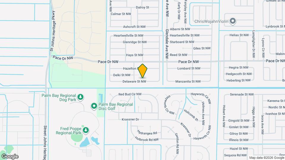 1767 Delaware St NW Map and Location Details