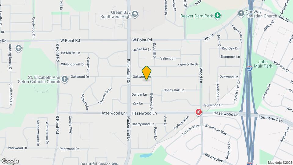 2556 Woodridge Ln Mapa y Detalles de la Ubicación