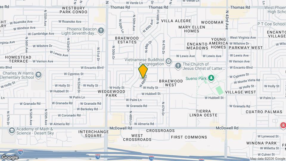 2208 N 48th Dr Map and Location Details