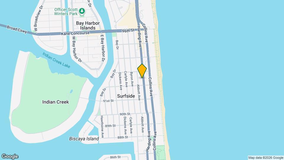 9232 Harding Ave Map and Location Details