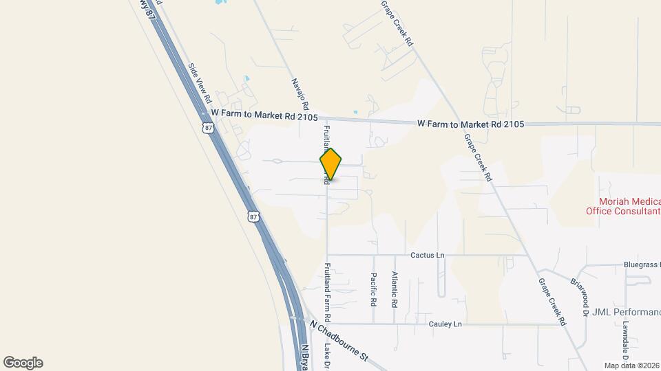 5702 Fruitland Farm Rd Map and Location Details