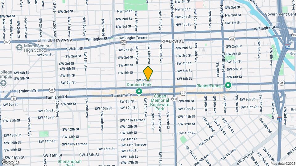 614 SW 14th Ave Map and Location Details