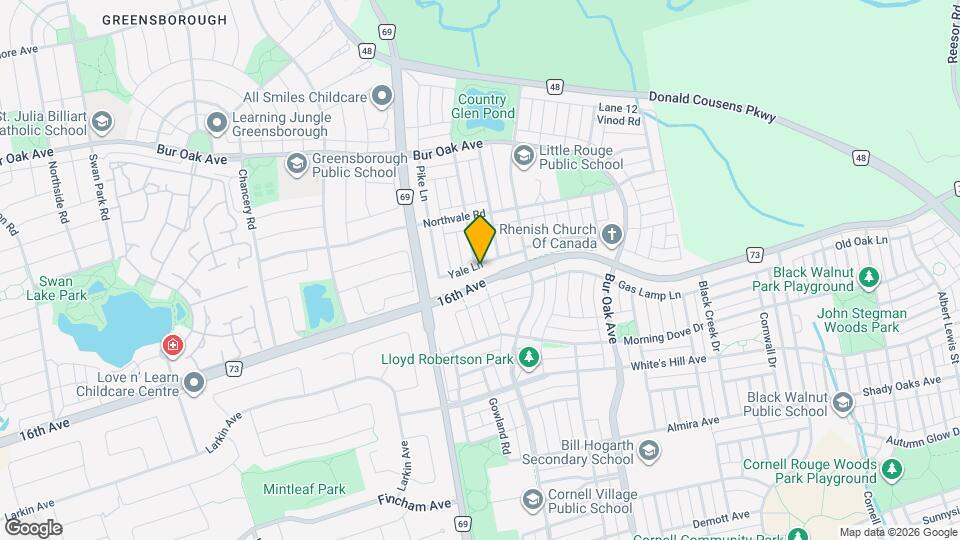 41 Yale Ln Map and Location Details