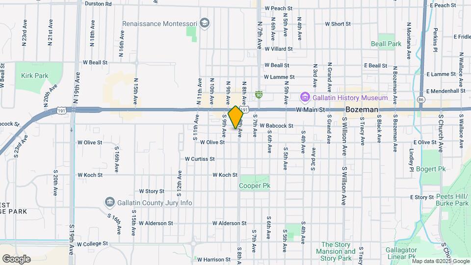 109 S 8th Ave, Unit Down Map and Location Details