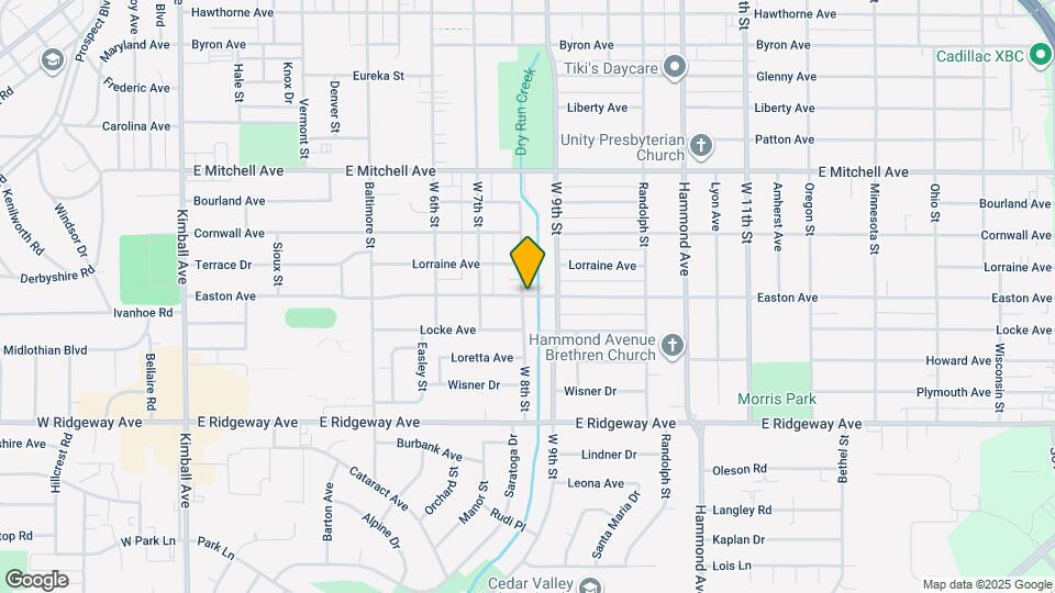 1002 Easton Ave Map and Location Details