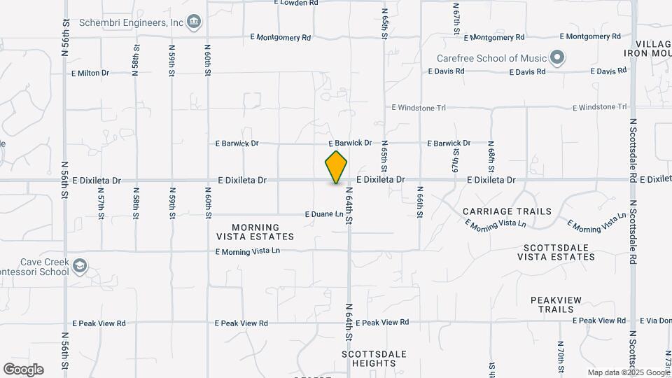 6327 E Dixileta Dr Map and Location Details