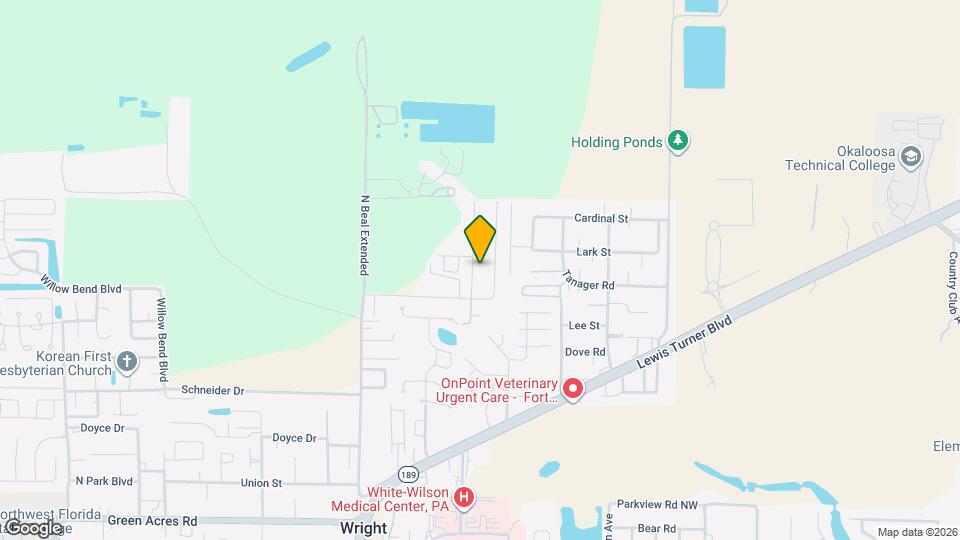 1510 W Ponderosa Rd Mapa y Detalles de la Ubicación