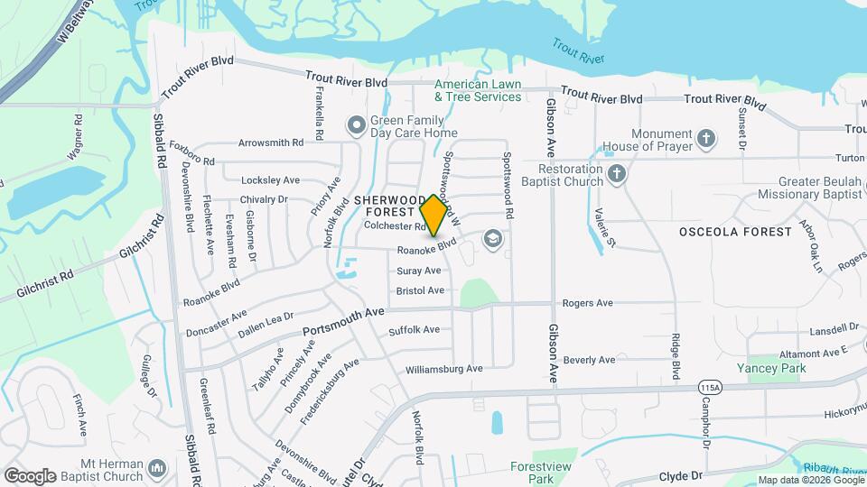 9504 Waynesboro Ave Map and Location Details