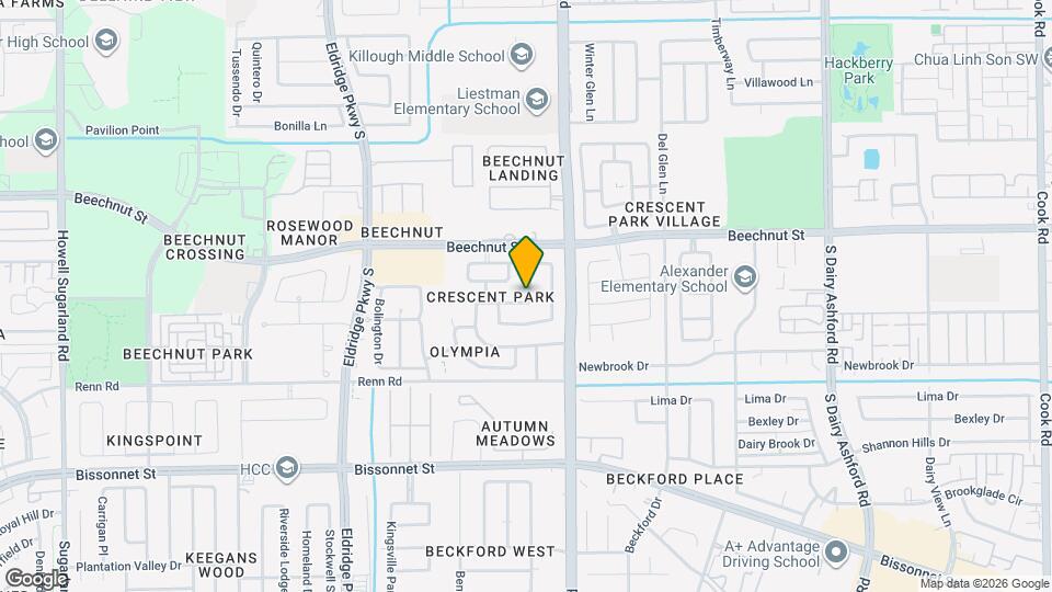 13410 Cricklewood Creek Ln Mapa y Detalles de la Ubicación