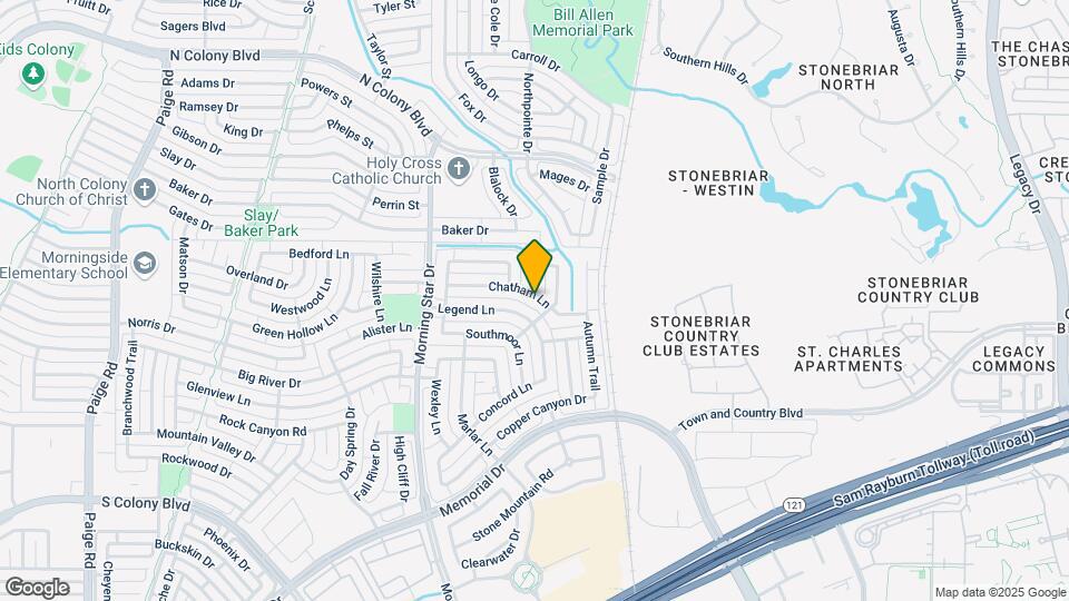 5857 Chatham Ln Map and Location Details