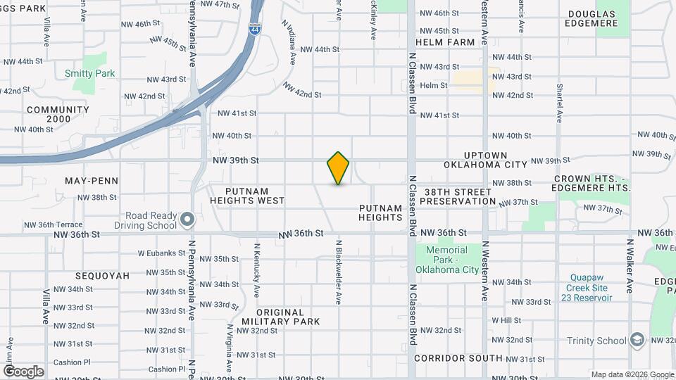 1600 NW 38th St Map and Location Details