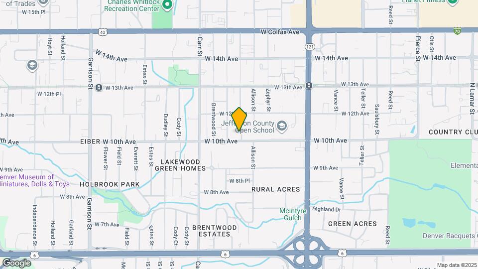 1053 Ammons St Map and Location Details