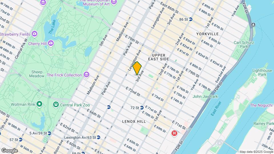 175 E 74th St Map and Location Details