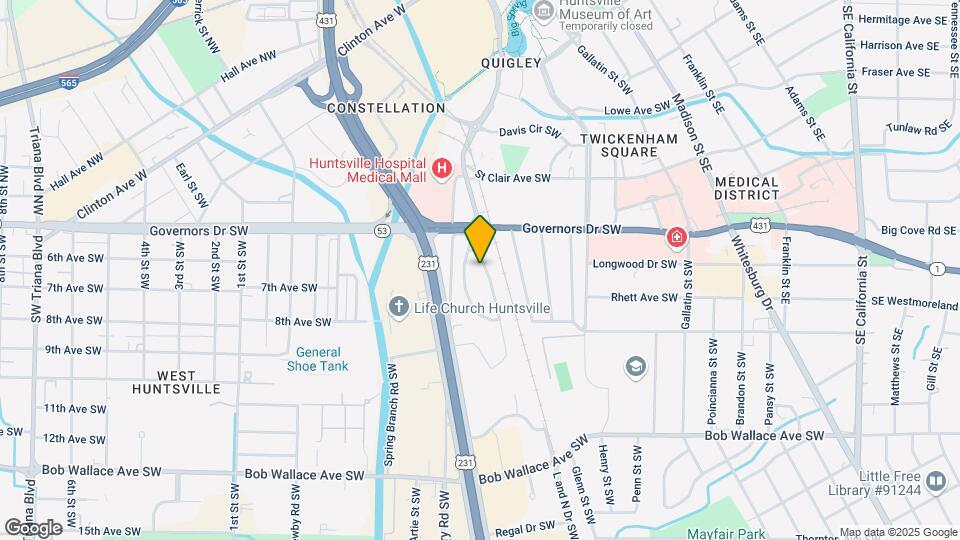 2016 Vanderbilt Dr SW Map and Location Details