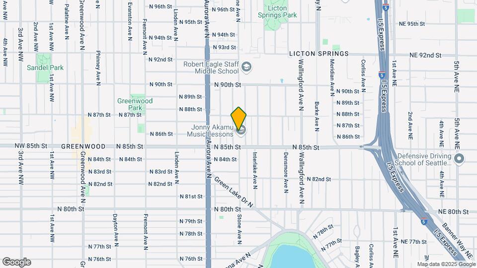 8522 Midvale Ave N Map and Location Details
