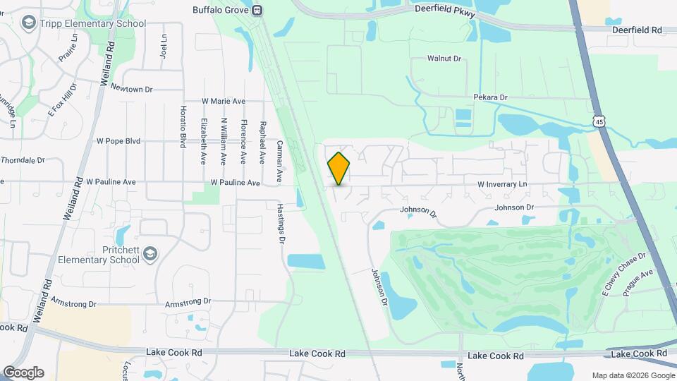 1402 W Inverrary Ln Mapa y Detalles de la Ubicación