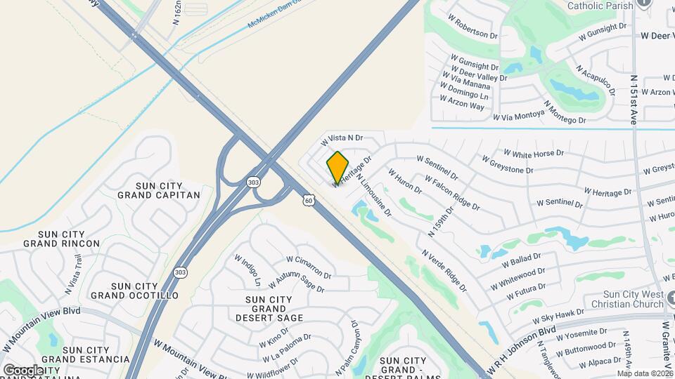 16181 W Heritage Dr Mapa y Detalles de la Ubicación
