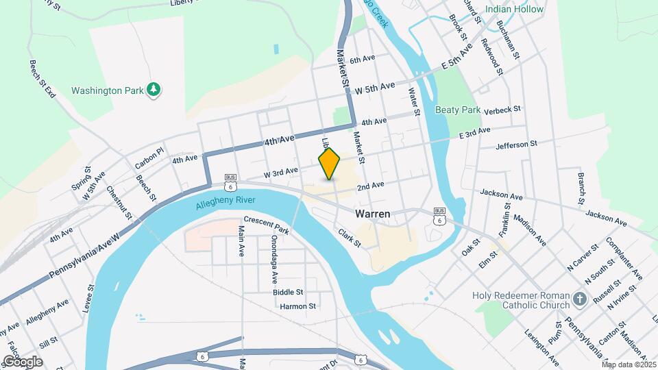 211 Liberty St, Unit Apt 1 Map and Location Details