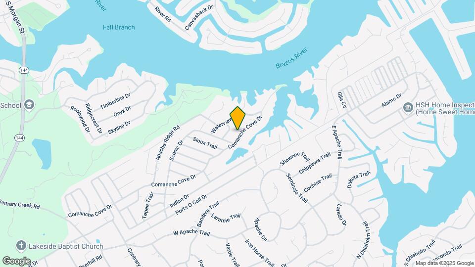 1206 Comanche Cove Dr Map and Location Details