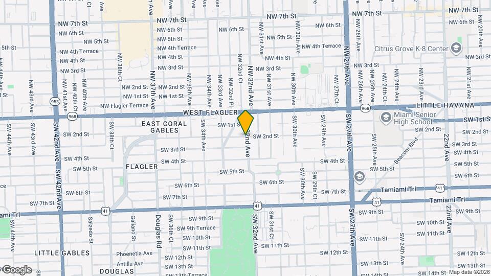 3200 SW 2nd St Map and Location Details