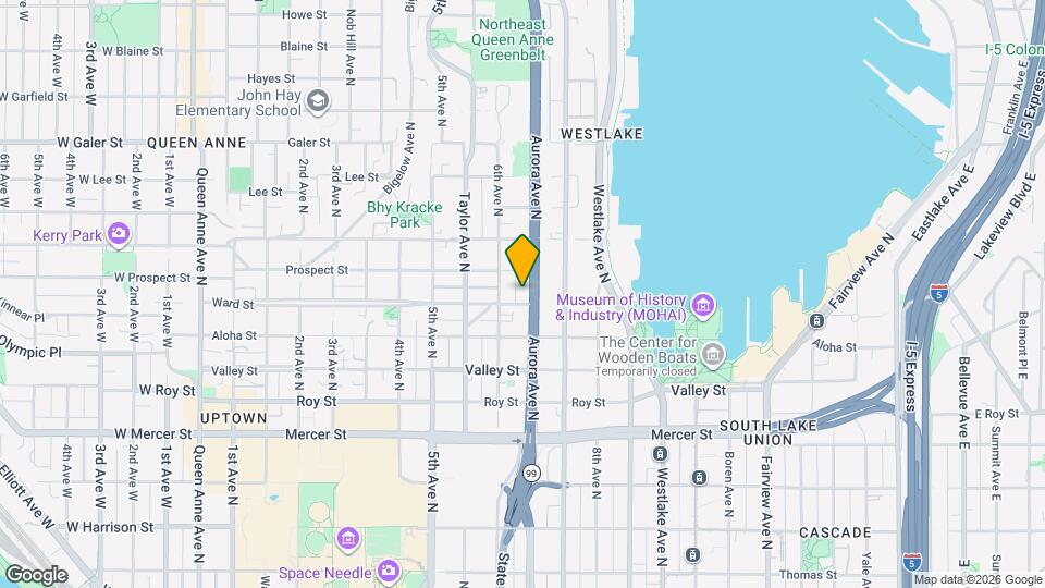 560 Ward St Map and Location Details