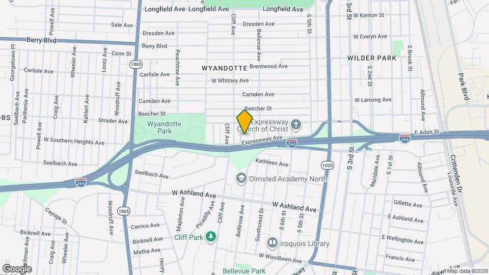 3723 Center St Map and Location Details