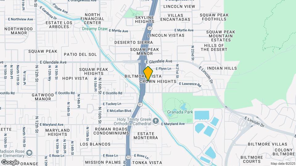 6734 N 19th St Mapa y Detalles de la Ubicación