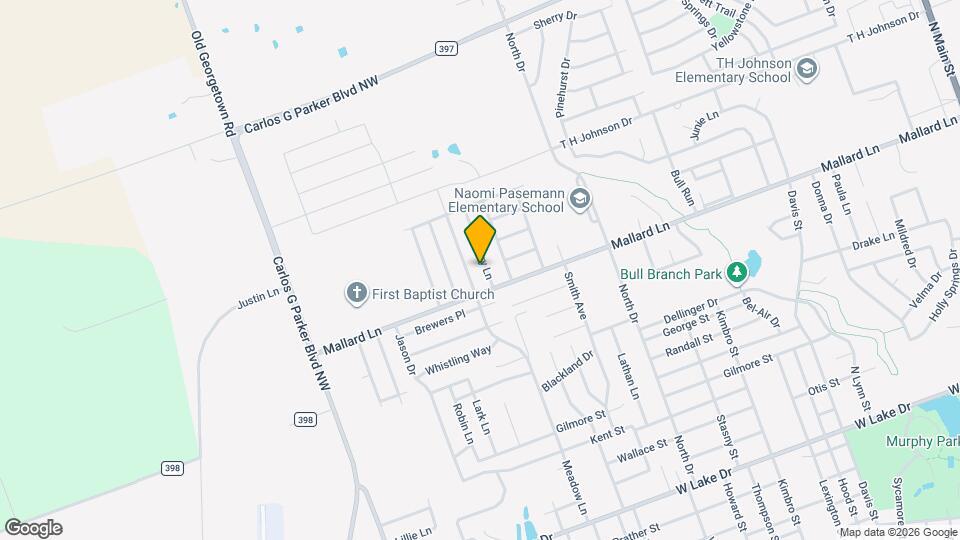 2809 Zachary Ln Mapa y Detalles de la Ubicación