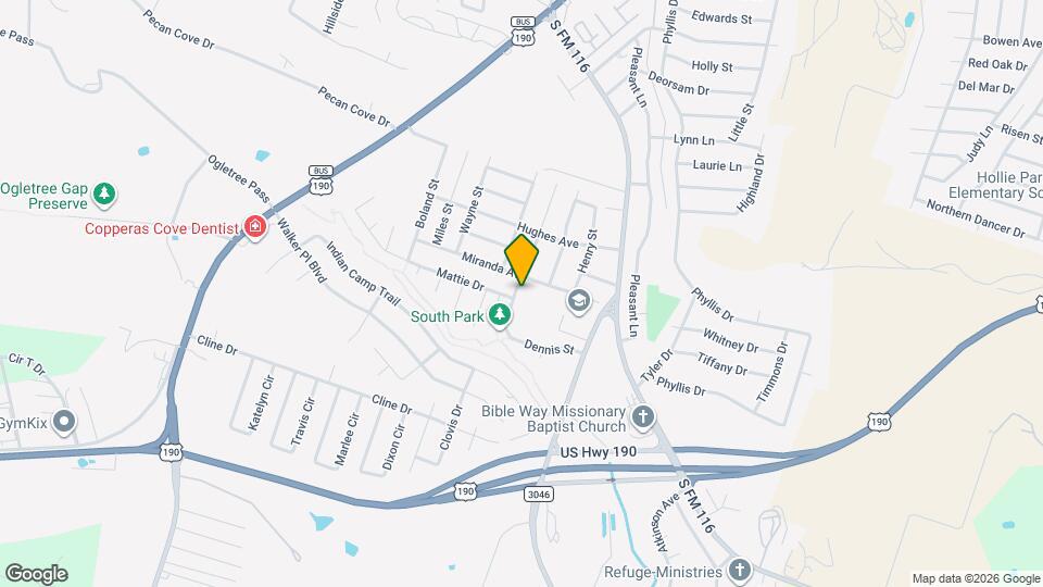 2201 Dennis St Map and Location Details