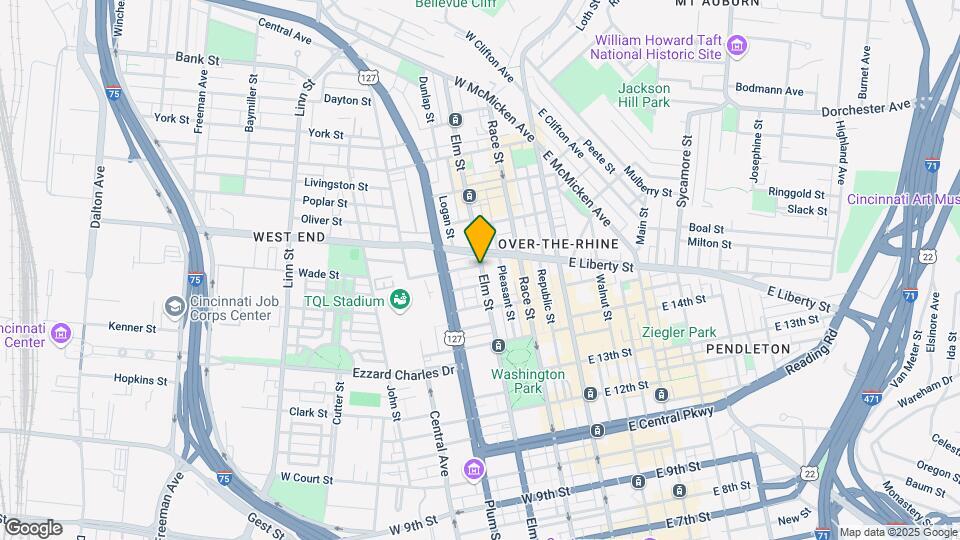 1531 Elm St Map and Location Details