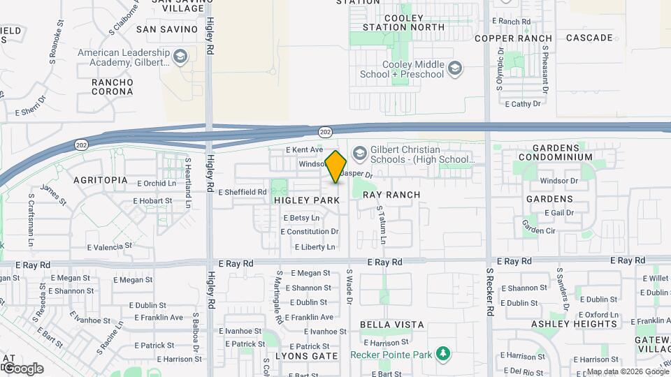 1390 S Ponderosa Dr Map and Location Details