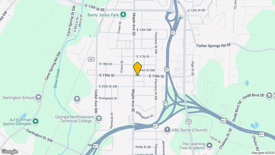 404 E 19th St Map and Location Details