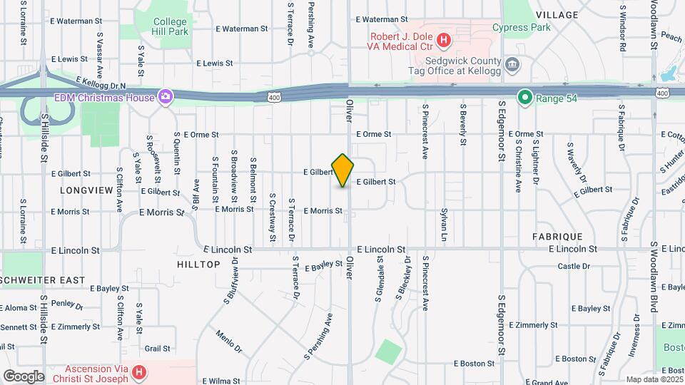 733 S Oliver Ave Map and Location Details