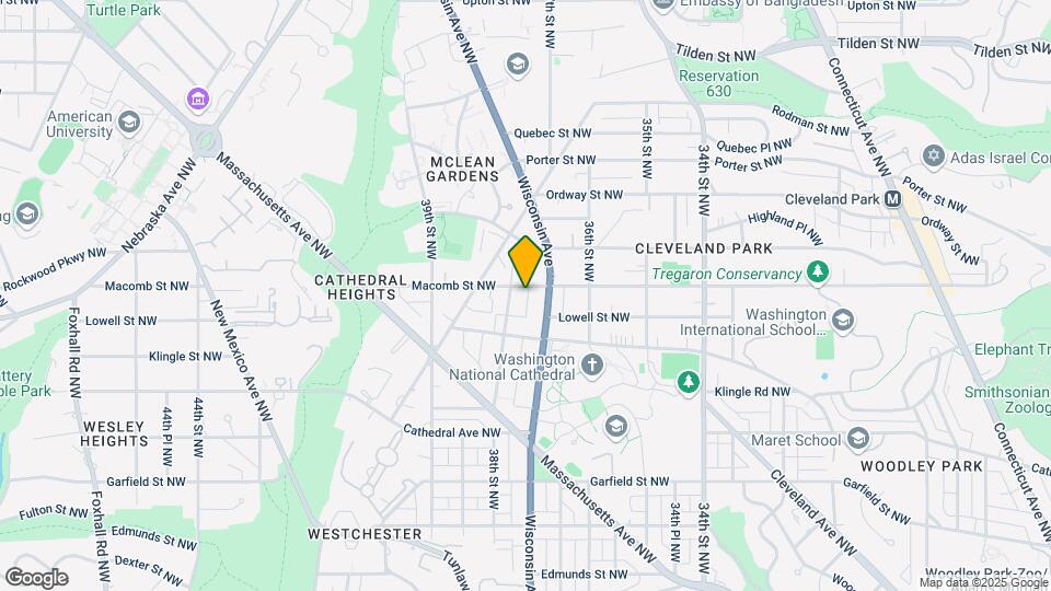 3720 Macomb St NW Mapa y Detalles de la Ubicación