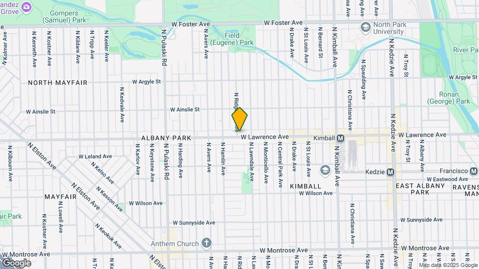 4801 N Ridgeway Map and Location Details