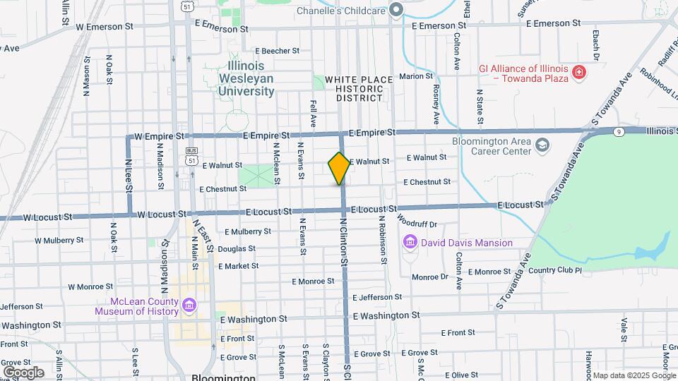523 E Chestnut St, Unit Large place to call home Map and Location Details