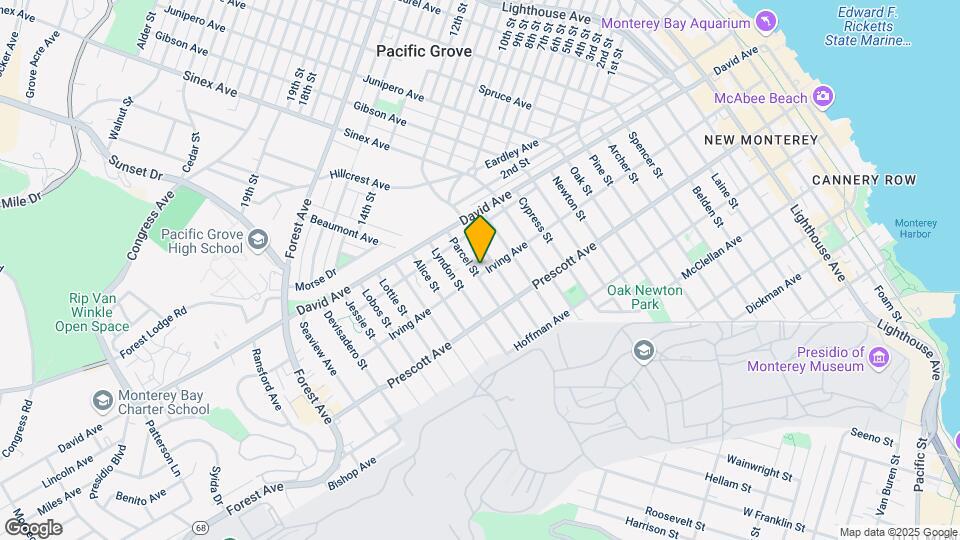 800 Parcel St Map and Location Details