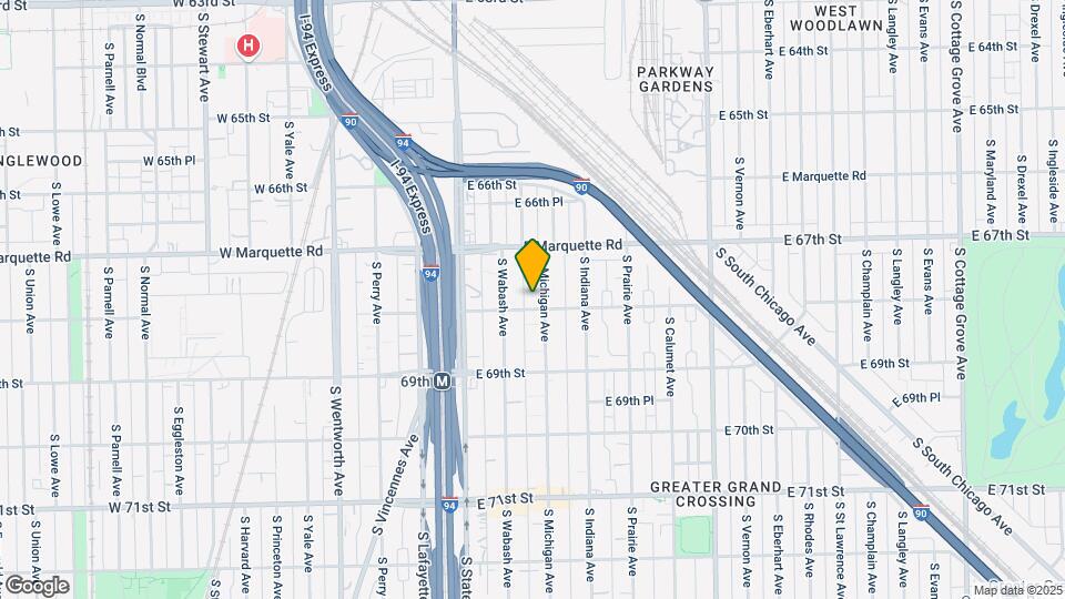 6752 S Michigan Ave Map and Location Details