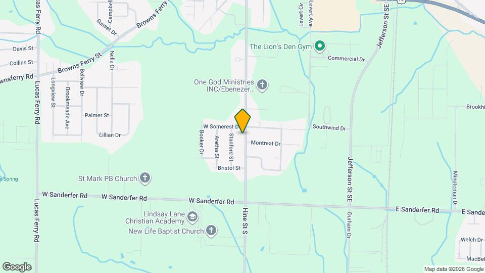 2104 Hine St S Map and Location Details