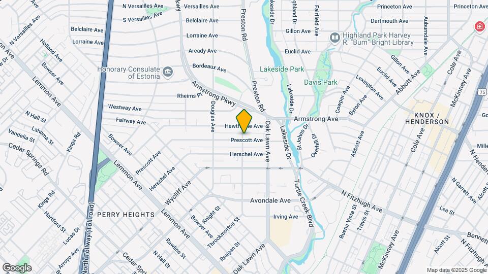 4201 Prescott Ave Map and Location Details