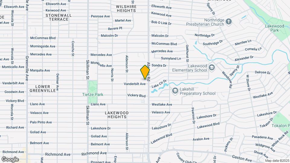 6363 Vanderbilt Ave Map and Location Details
