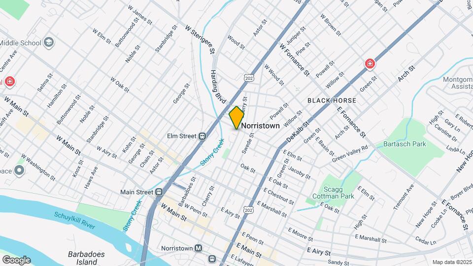 879 Cherry St Map and Location Details