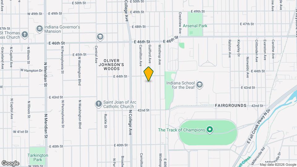 4340 Guilford Ave Map and Location Details
