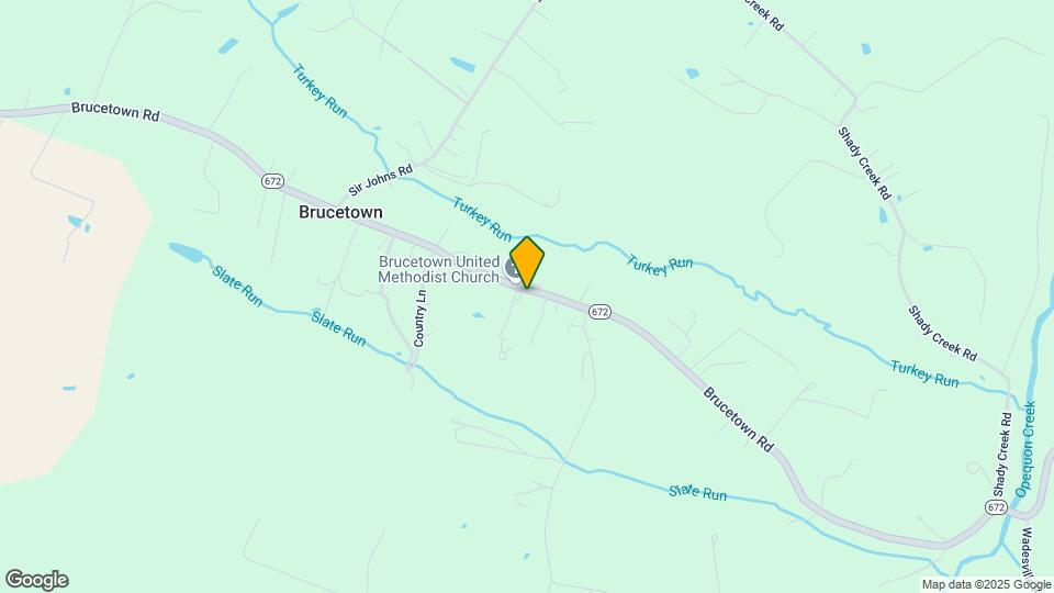 2180 Brucetown Rd Map and Location Details