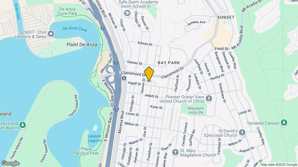 4344 Ingulf St Map and Location Details