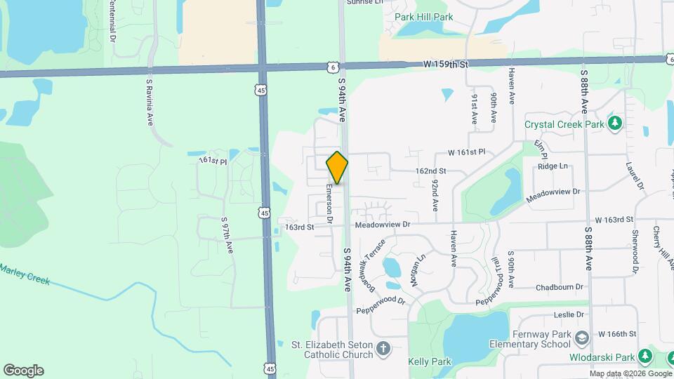 9411 Huber Ct Map and Location Details