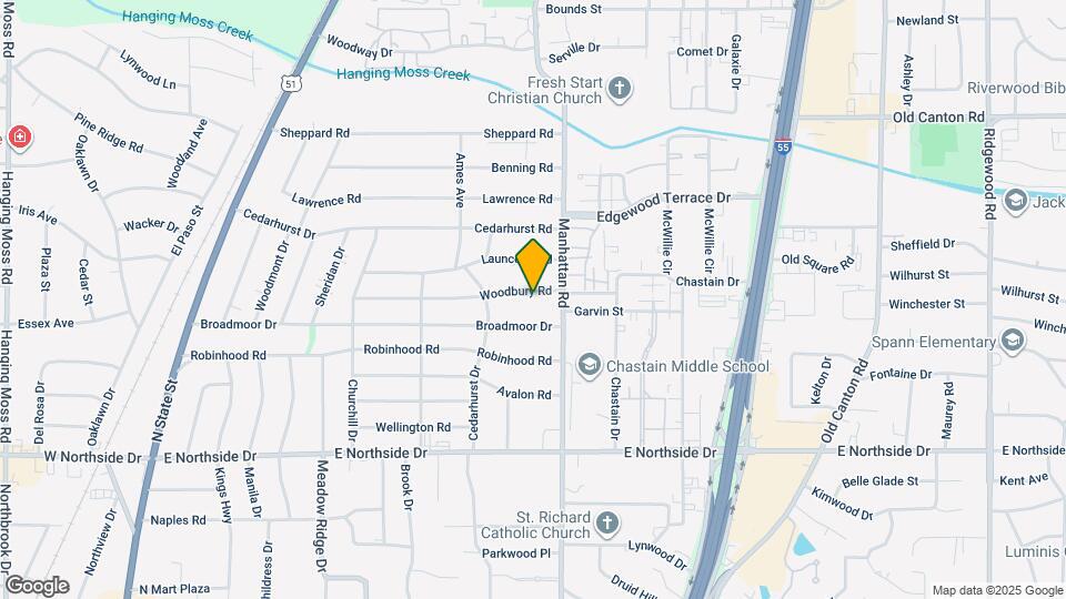 757 Woodbury Rd Map and Location Details